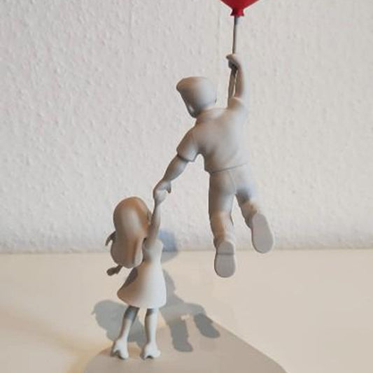 Levitating Couple Sculpture | V-Forge 3D