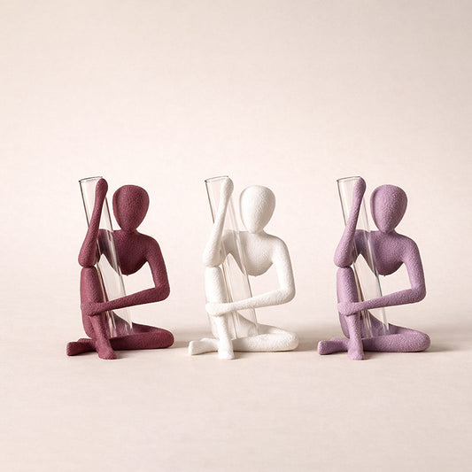 Elegant Abstract Sculpture with Beaker | V-Forge 3D