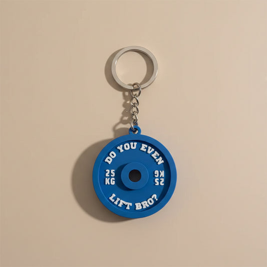 Customizable Weight Plate Keychain | V-Forge 3D
