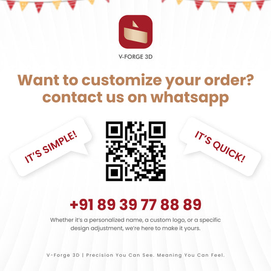 Customizable Dumbbell Keychain | V-Forge 3D