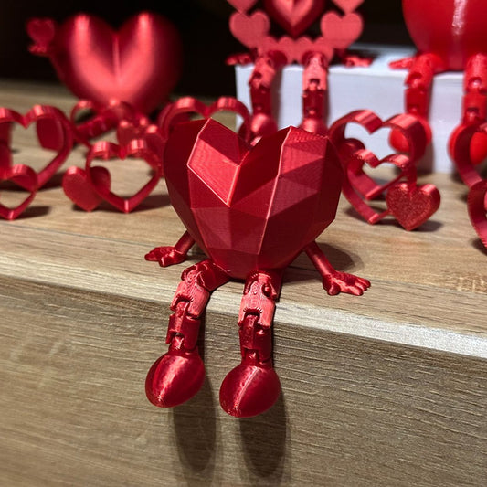 Heart Figurine: Diamond Cut | V-Forge 3D