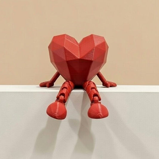 Heart Figurine: Diamond Cut | V-Forge 3D