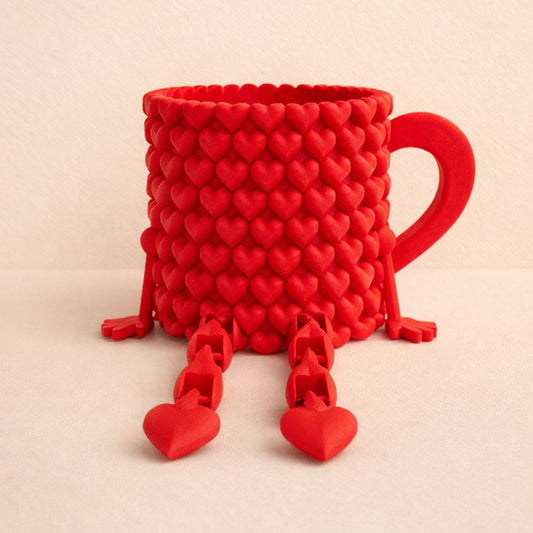Hearts Mug (Multipurpose Container) | V-Forge 3D