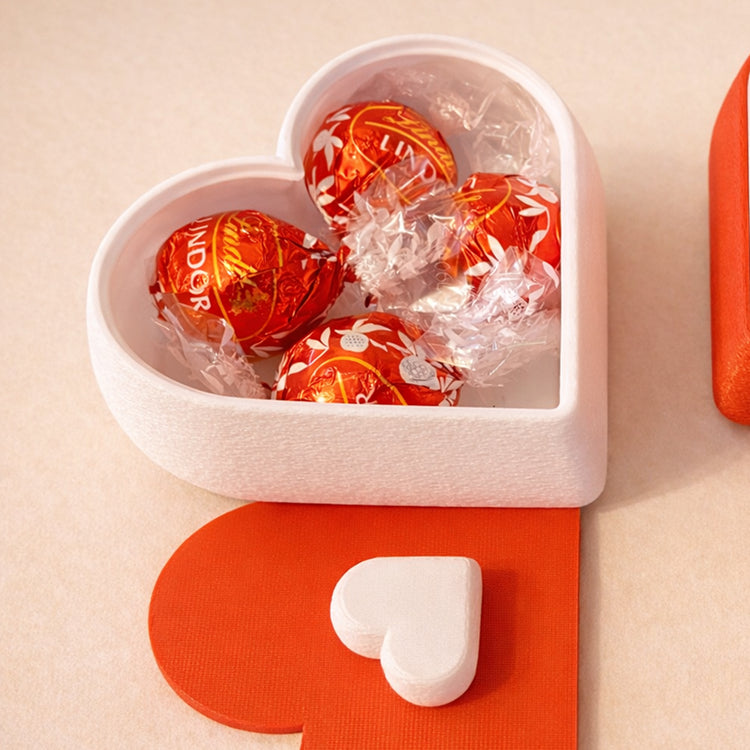Valentine’s Red & White Heart Jewellery Box | V-Forge 3D
