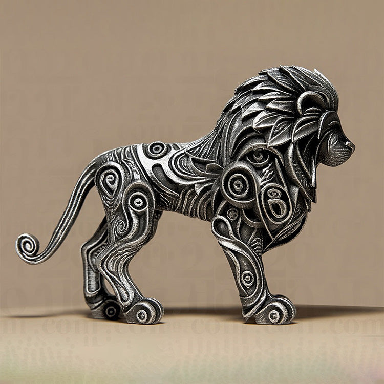 Designer Lion Sculpture | V-Forge 3D