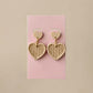 Heart Crochet Earrings | V-Forge 3D