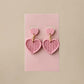 Heart Crochet Earrings | V-Forge 3D