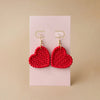 Heart Crochet Earrings | V-Forge 3D