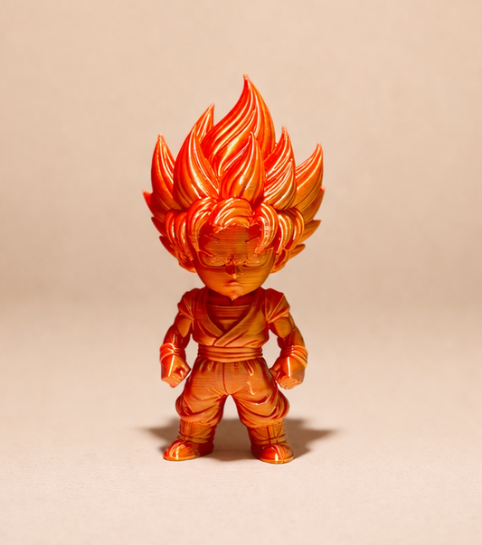 Flame Saiyan Statue | V-Forge 3D