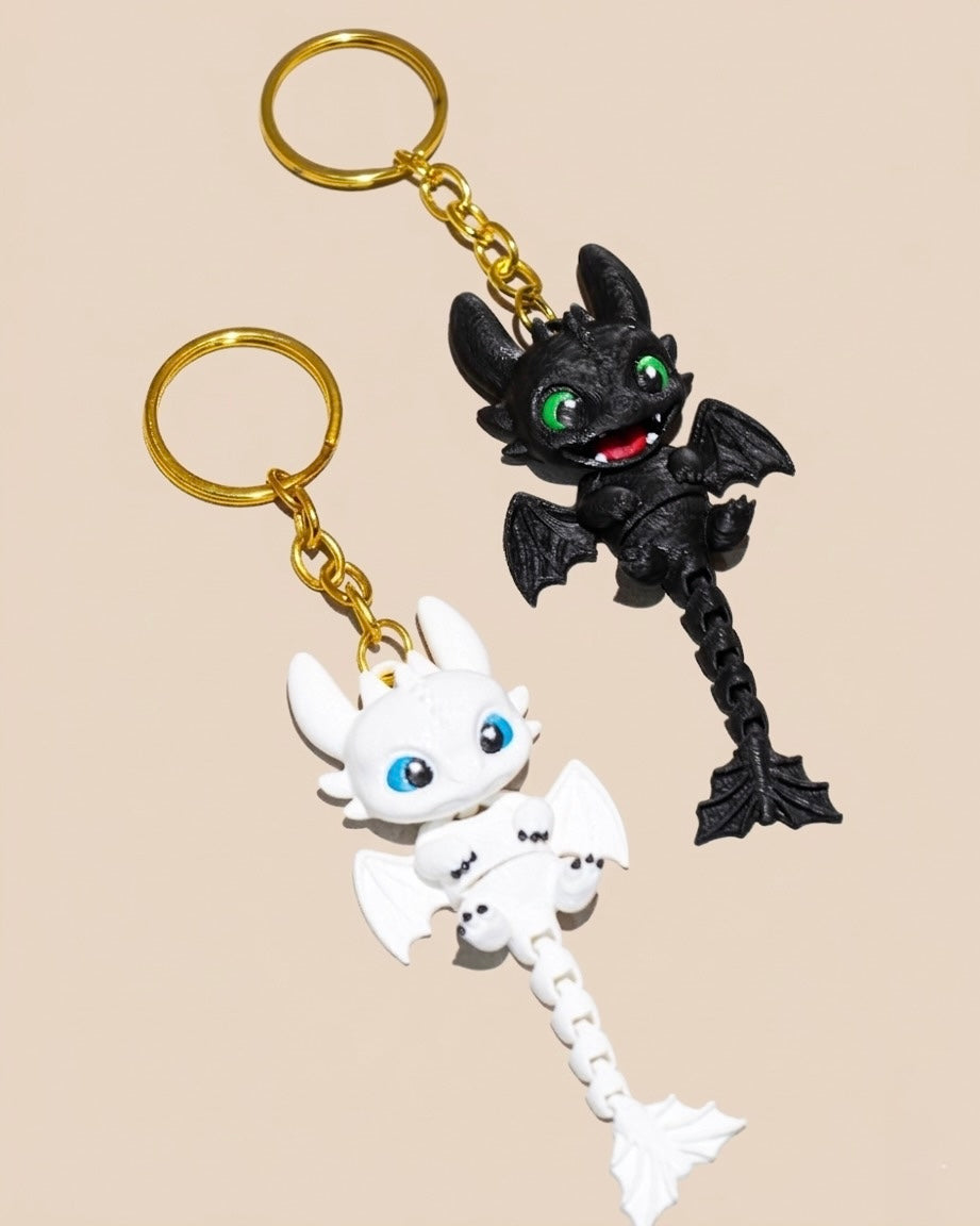 Night Fury Keychain  |V-Forge 3D
