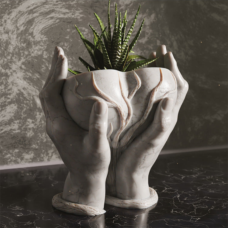 Hands Heart Vase | V-Forge 3D